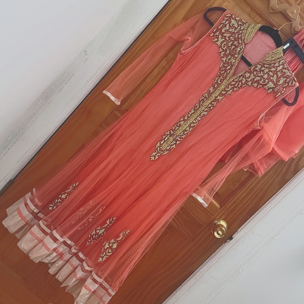 Beautiful baby pink Indian Salwar Kameez